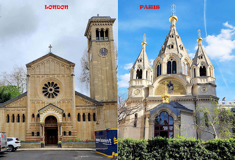 Православные храмы Лондона и Парижа