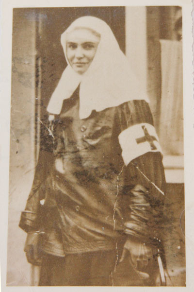 Княгиня Е. В. Туровская — сестра милосердия на Первой мировой войне, 1914 г