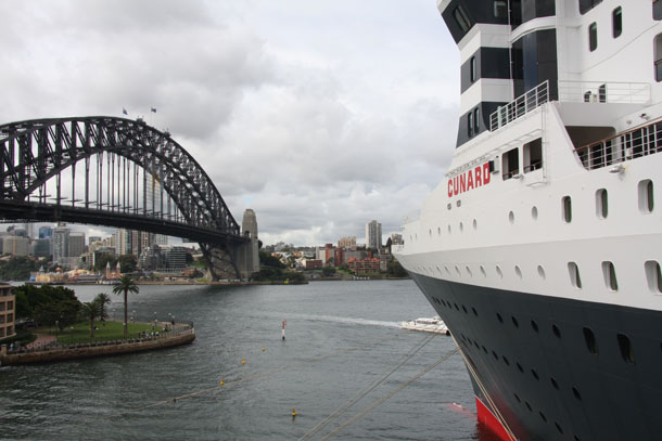 Queen Mary2 в Сиднее, 2012