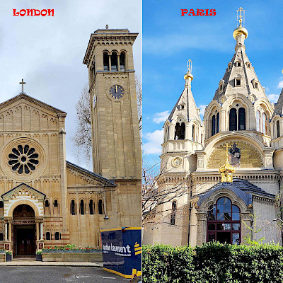 Православные храмы Лондона и Парижа