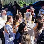 Прощание с протоиреем Иоанном Вир (John Weir)