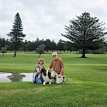 Прогулка у моря в пасмурный день